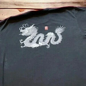 Bowery Supply Company size men’s medium black DragonT-shirt